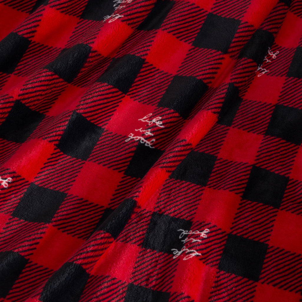 Buffalo Check Plush Throw Blanket