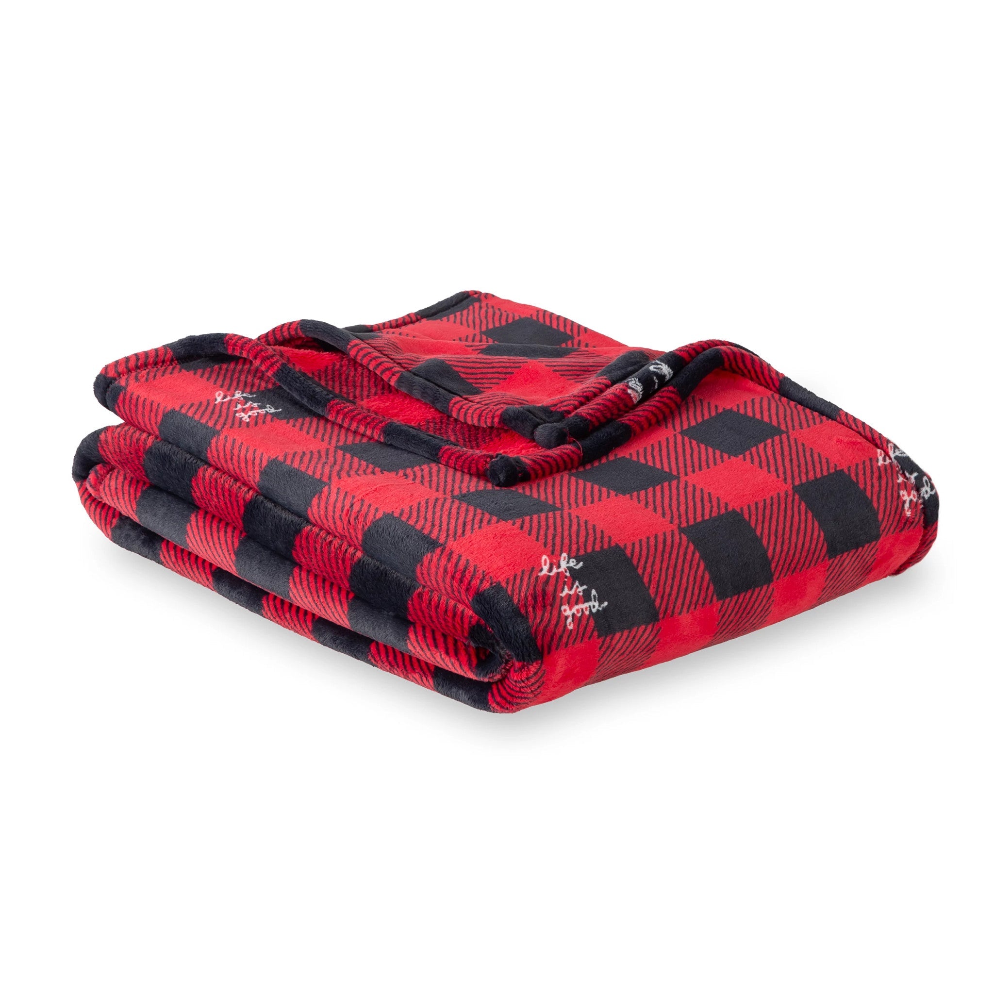 Buffalo Check Plush Throw Blanket