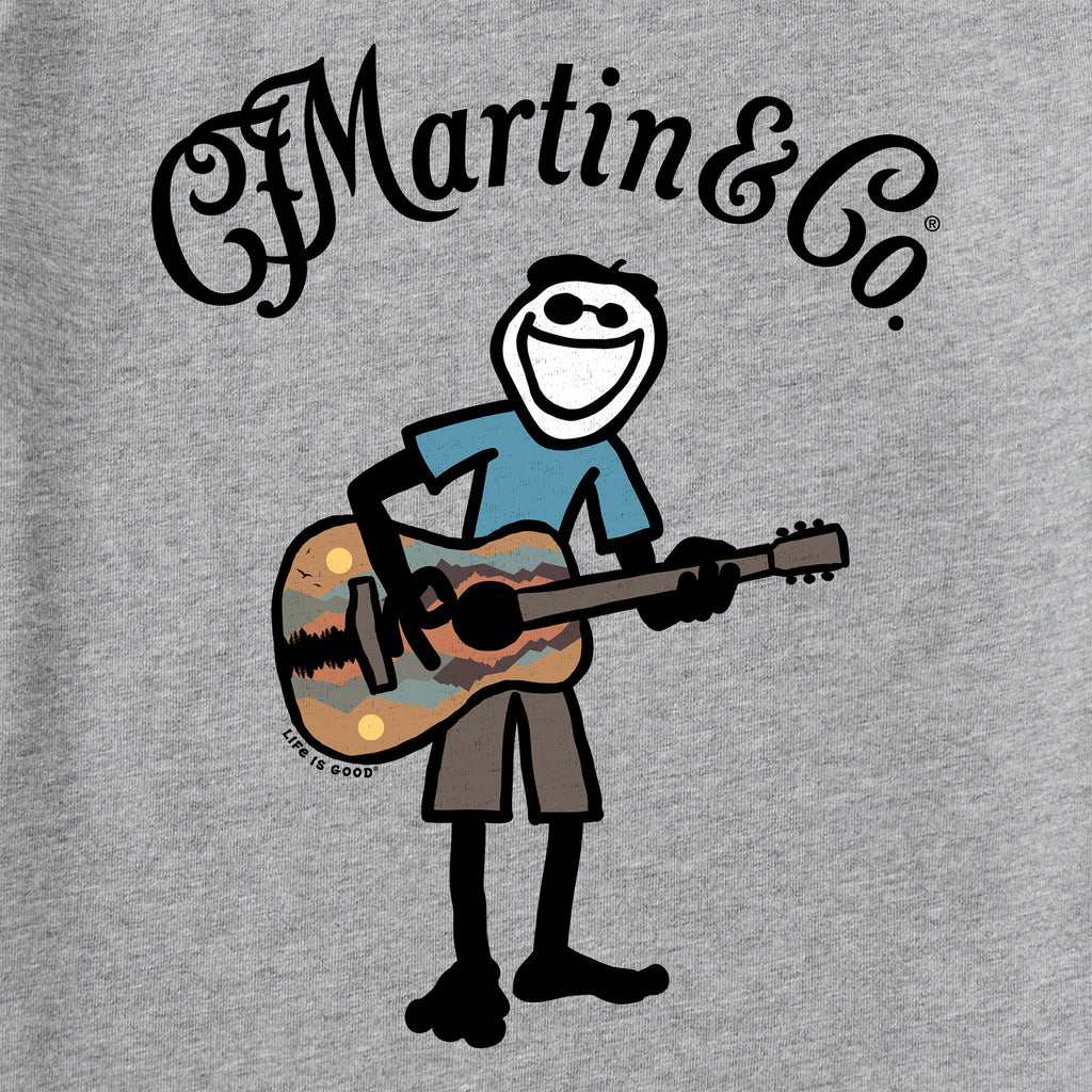 Men's Martin & Co. Jake Guitar Short Sleeve Crusher Tee