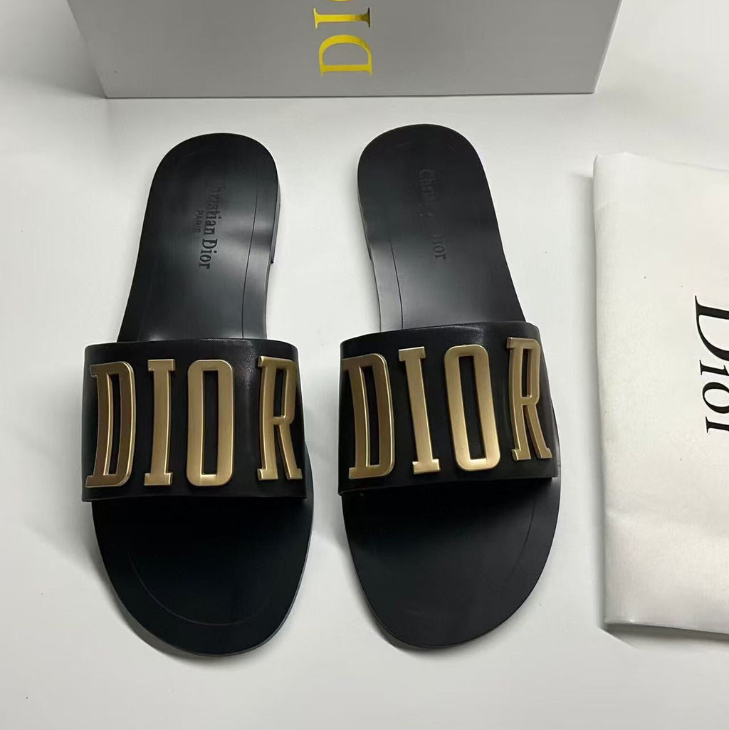DIOR CD SLIDE REVOLUTION BLACK GHW