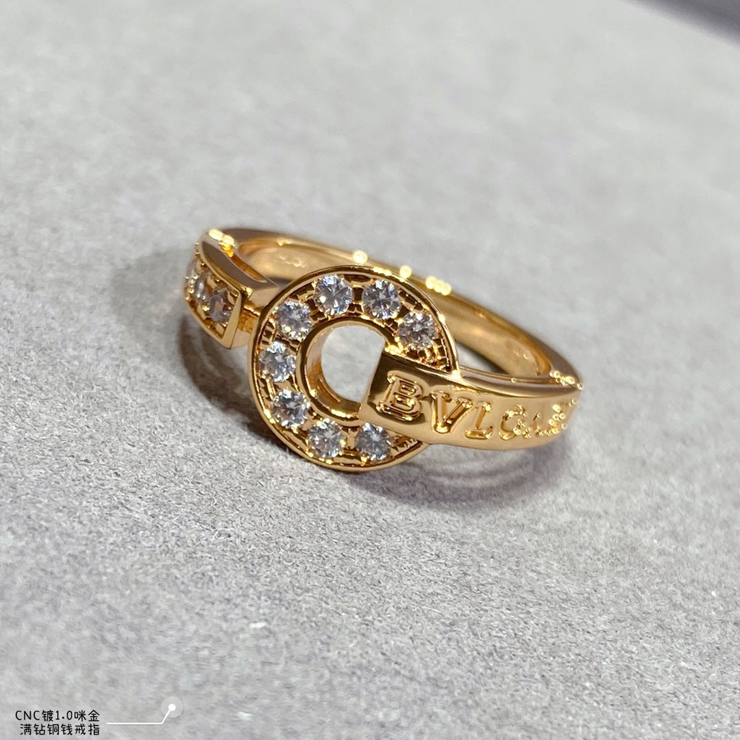 18K BVLGARI Diamond Ring