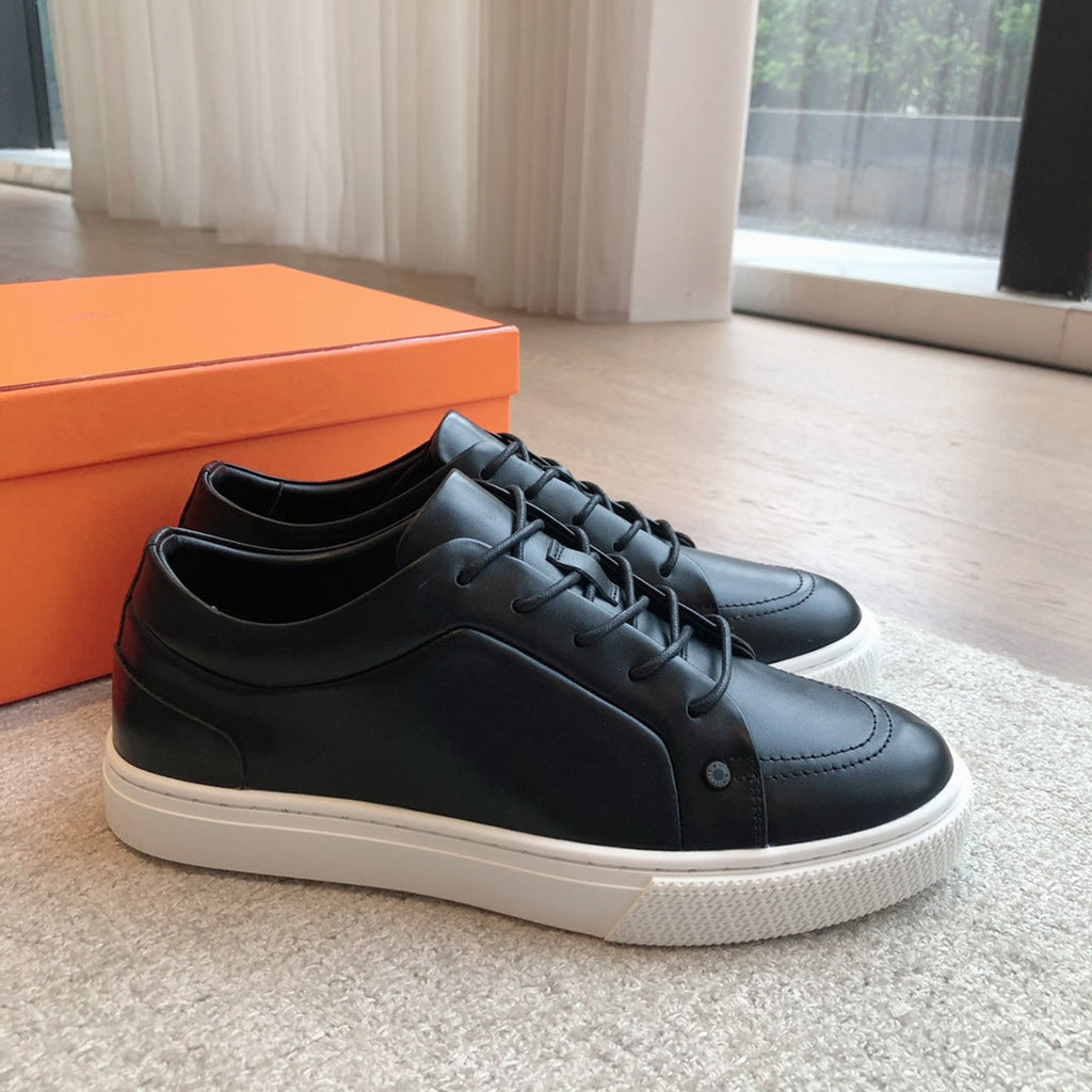 HERMES IRWIN SNEAKER BLACK CALFSKIN
