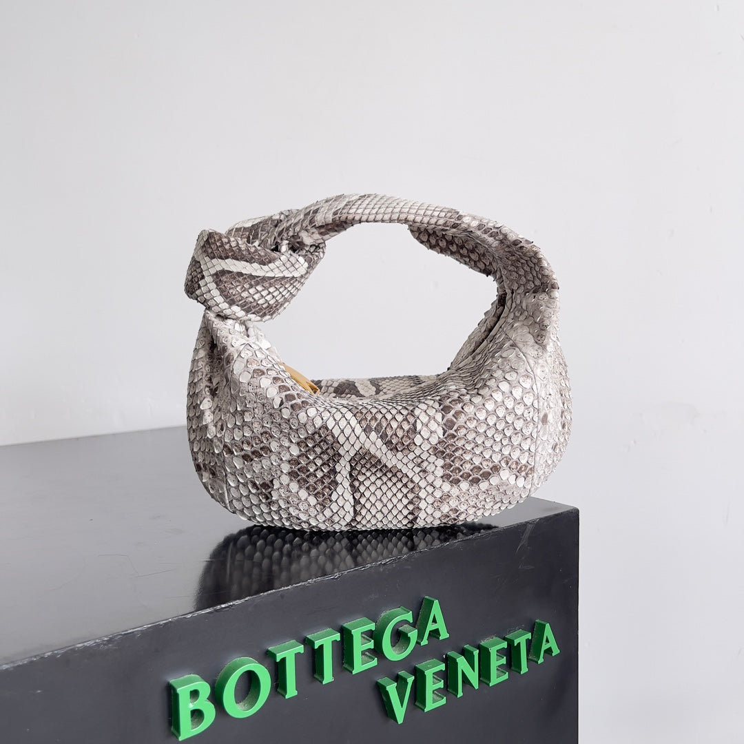 BOTTEGA VENETA MINI JODIE 23 IN SNAKE PATTERN CALFSKIN